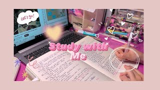 1 Hour ⏰Study with me 📝📚 studywithme [upl. by Esadnac]