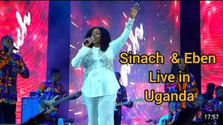 Powerful Performances by Sinach amp Eben in Uganda 🎤 Concert Highlights amp Key Moments from Lugogo [upl. by Allenotna]