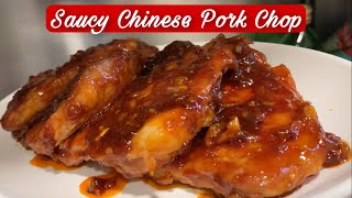 Saucy Chinese Pork Chops Quick amp Easy Recipe  Chinese Recipe [upl. by Shandeigh101]