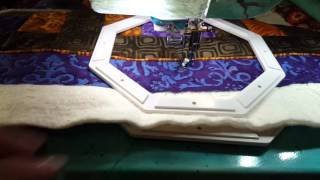 Beginner FreeMotion Quilting with your regular sewing machine and the OctiHoops [upl. by Maze]