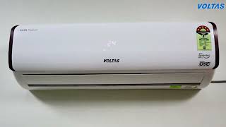 New Features in the Voltas AC Remote  How to switch onoff different modes [upl. by Ennaylloh401]