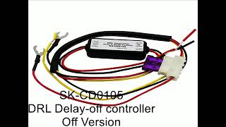 DRL Controller Auto Car LED Daytime Running Light Relay Harness Dimmer OnOff 1218V Fog Light Contr [upl. by Ma332]