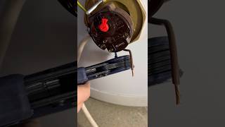 How to wire an immersion heater like a pro asmr diy howto plumbing subscribe youtubeshorts [upl. by Anamuj]