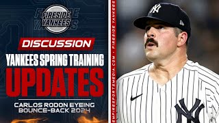 Yankees Spring Training Updates Carlos Rodon Eyeing BounceBack 2024 [upl. by Quintina876]