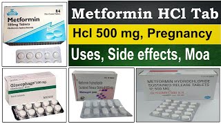 Metformin hydrochloride 500 mg in urdu uses in pregnancy Mechanism of action Side effects dose [upl. by Alliuqaj]