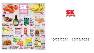 Super King Markets Weekly Ad US  10232024  10292024 [upl. by Anerehs911]