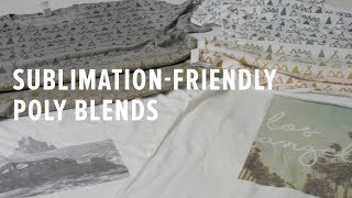 Sublimation Printing T Shirts  How to Sublimation Print on Poly Blend Shirts [upl. by Matelda690]