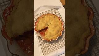 Homemade Strawberry Rhubarb Pie baking pie homemade [upl. by Noramac]