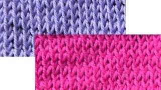 Twisted Stockinette Stitch [upl. by Ayhtak]