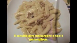 Pasta pere gorgonzola e noci [upl. by Steffin]