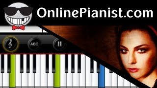 Evanescence  Lithium  Piano Tutorial [upl. by Keavy334]