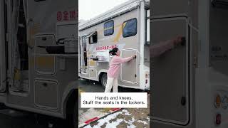 I left my son outside the RV on a snowy day rv [upl. by Yednil]