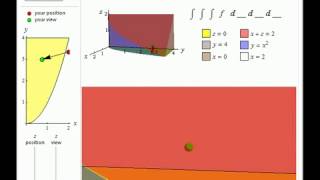 Triple Integral Parabolic Cylinder and Plane Example [upl. by Aniroz99]