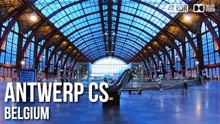 Antwerp Central Railway Station  🇧🇪 Belgium 4K HDR Walking Tour [upl. by Fini]