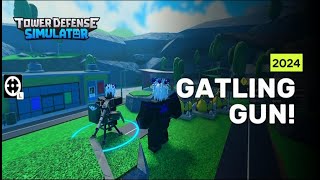 Gatling gun  Tower Defense Simulator [upl. by Kylstra]