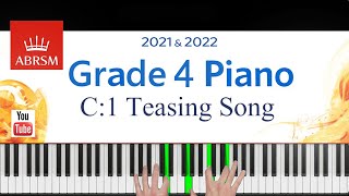 ABRSM 20212022 Grade 4 C1 Teasing Song  Béla Bartók Piano exam piece [upl. by Assertal795]