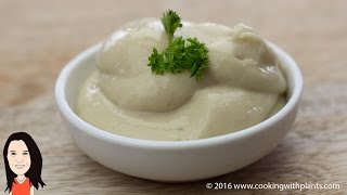 Vegan Mayonnaise Recipe  SOY FREE amp OIL FREE [upl. by Assisi]