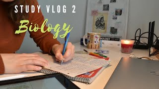 Study Vlog No 2  German Biology student 🌻💻 turn on subtitles [upl. by Ainatnas]