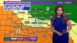 DFW WEATHER Tracking severe storms and damage [upl. by Dotson]