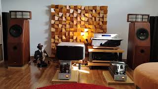 Tsakiridis Achilles SE monoblocks with 300B 8W class A  Absolutely amazing sound [upl. by Irita]