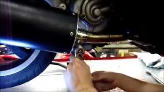 PEUGEOT SATELIS SAT RS 250 GPR EXHAUST INSTRUCTIONS SCARICO GPR ISTRUZIONI [upl. by Ahsal]