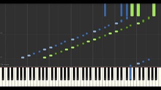 Nocturne in DFlat Major quotun rêvequot  Eric Christian Synthesia Tutorial [upl. by Neffirg850]