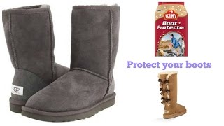 How to protect waterproof your UGG boots [upl. by Ethelbert63]