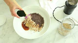 How To Make Herbal Bliss Balls [upl. by Atsiuqal]