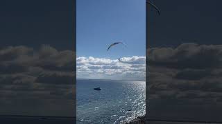 Para Fritz soaring on the Baltic Seabeach paragliding gopro travel [upl. by Williams]