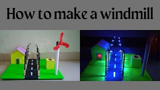 How to make windmill for school project [upl. by Meade]