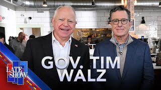 Gov Tim Walz On Hot Dish MAGA Knuckleheads Guilty Pleasures And Car Repair Metaphors [upl. by Ikila]