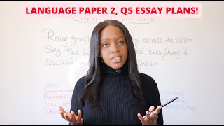 How To Answer ANY GCSE Language Paper 2 Question 5 Exam GCSE Essay Plans  2024 English GCSE Exams [upl. by Hada782]