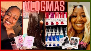 VLOGMAS DAY 13 BIRTHDAY WIG PREP🩷DECIDING ON A COLOR💙IT DIDNT FIT😒 [upl. by Ledeen254]