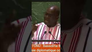 Jamais vue à lONU  Bassolma Bazié dénonce lhypocrisie diplomatique occidentale [upl. by Otsenre]