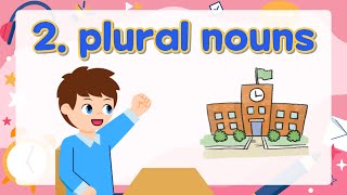 2 Plural Nouns  Basic English Grammar for Kids  Grammar Tips [upl. by Hurlee557]