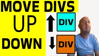 how to move a div up and down in css [upl. by Latnahs]