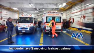 Incidente nave Sansovino la ricostruzione [upl. by Ayyn]