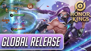 HONOR OF KINGS GLOBAL RELEASE FIRST IMPRESSION LANLING GAMEPLAY [upl. by Holle]