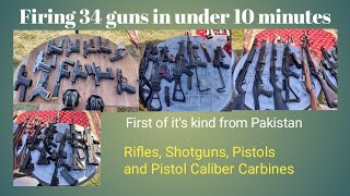 Firing 34 guns in under 10 minutes 1st of its kind from Pakistan pakistan [upl. by Florenza]