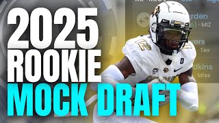 2025 Rookie Mock Draft Dynasty Big Board  1st Round  Dynasty Fantasy Football 2024 [upl. by Nevada]