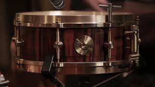 Cherry Hill Drums 13quotx5quot Macassar Ebony Snare Demo [upl. by Alemrac152]