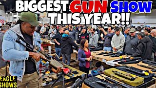 BIGGEST GUN SHOW THIS YEAR gunshow guns [upl. by Mateo]