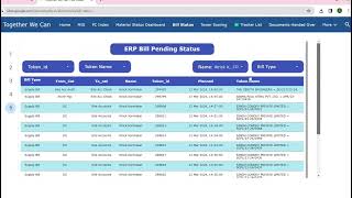 ERP bill status for doer planned date [upl. by Ecnahoy505]