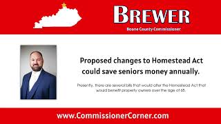 Changes to the KY Homestead Act Could Save Boone County Seniors Tax Dollars [upl. by Eaneg415]