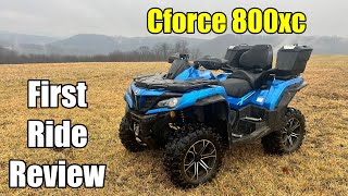 Cfmoto Cforce 800xc First ride impression [upl. by Mannuela]