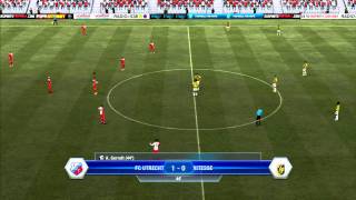 Fifa 12 Match 12FC Utrecht Vs Vitesse [upl. by Irrab]