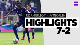 Highlights RSC Anderlecht  KV Mechelen  20212022 [upl. by Ymrots]