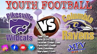 🏈🏈 2022 Pikesville Wildcats vs Columbia Ravens 10u Football  Positive Football [upl. by Bamberger]