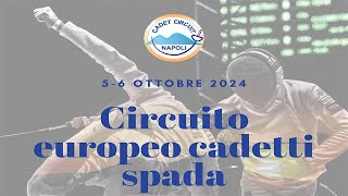 Circuito europeo Cadetti spada  Seconda giornata [upl. by Laertnom]