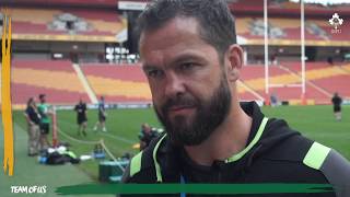 Ireland Down Under Weve Got To Be On Our Mettle  Andy Farrell [upl. by Silecara]